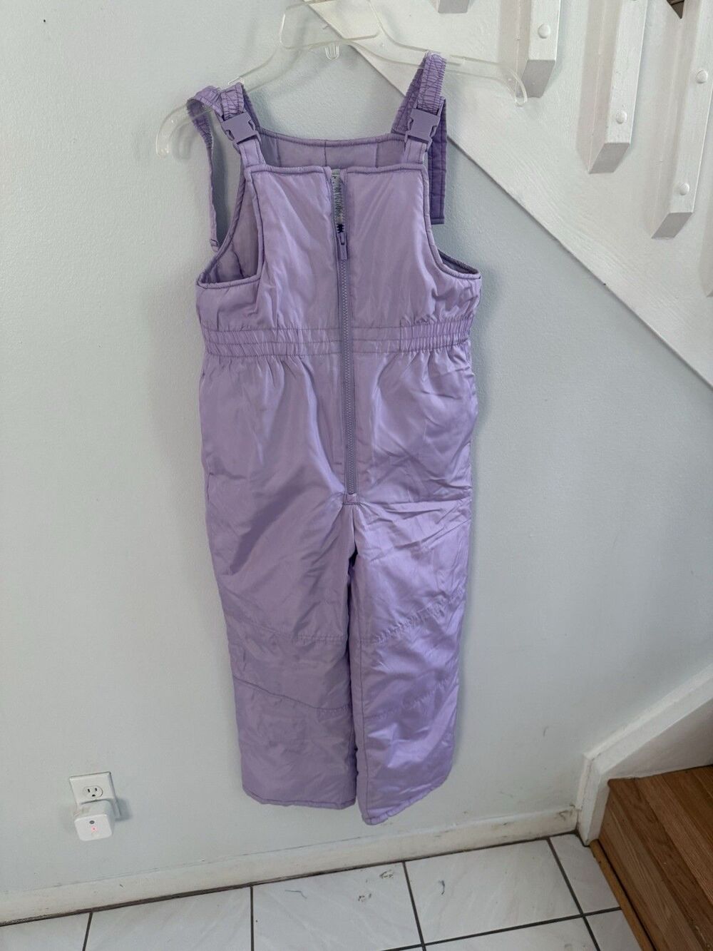 Carters Snow SKI  BIB Pants Girls Size 7-8 Lavender Lilac